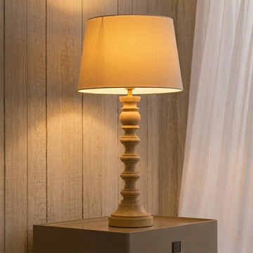 Rustic Pillar Table Lamp