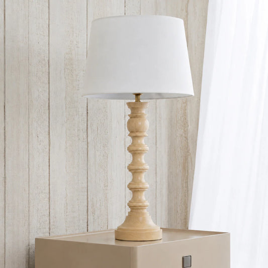 Rustic Pillar Table Lamp
