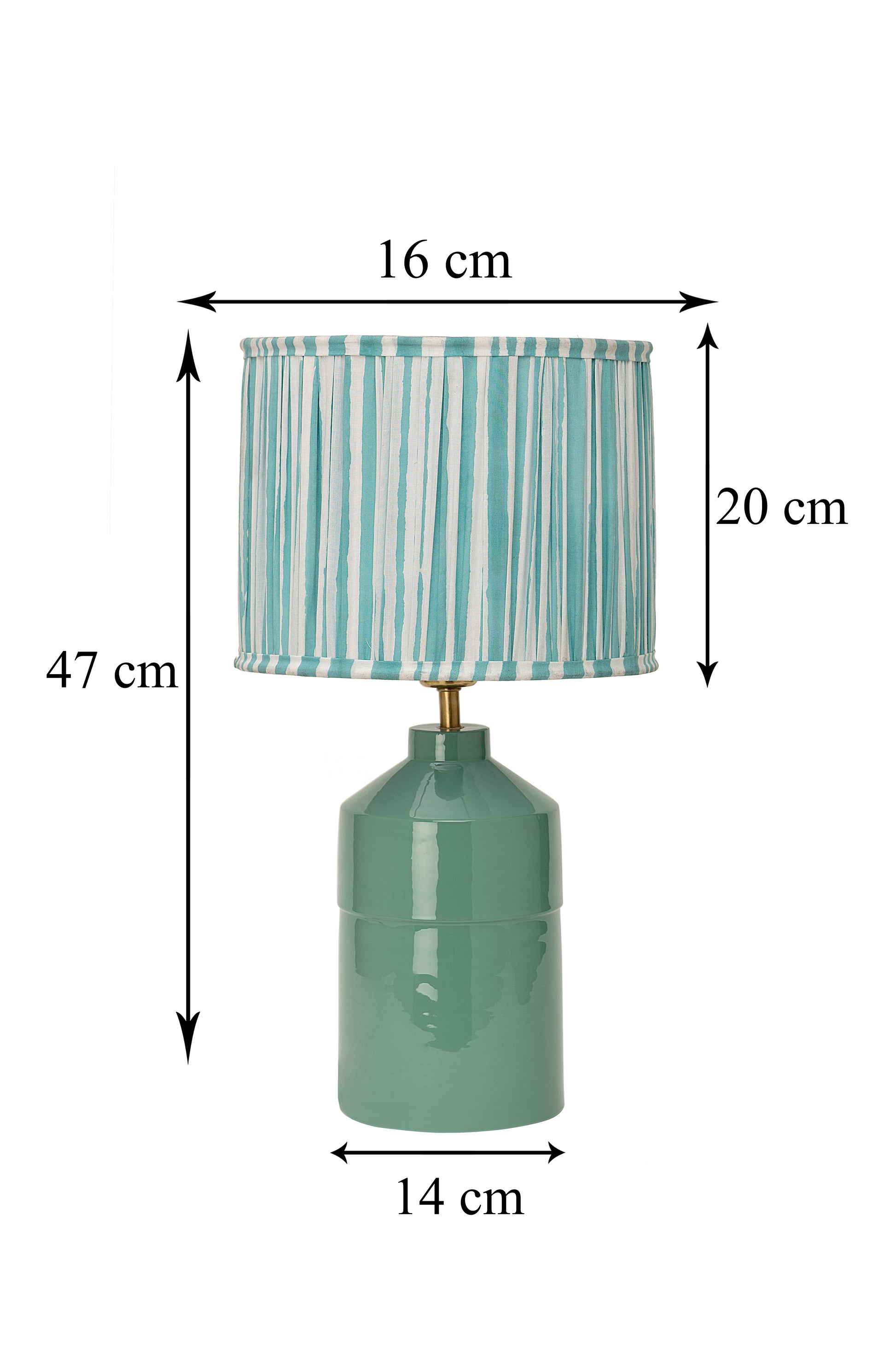 Turquoise Table Lampshade - TESU