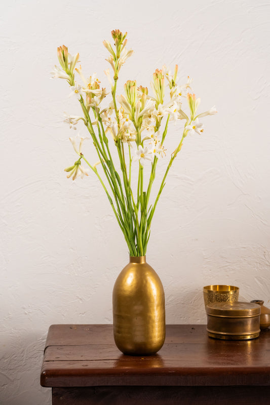 Glitz Metal Flower Vase - TESU