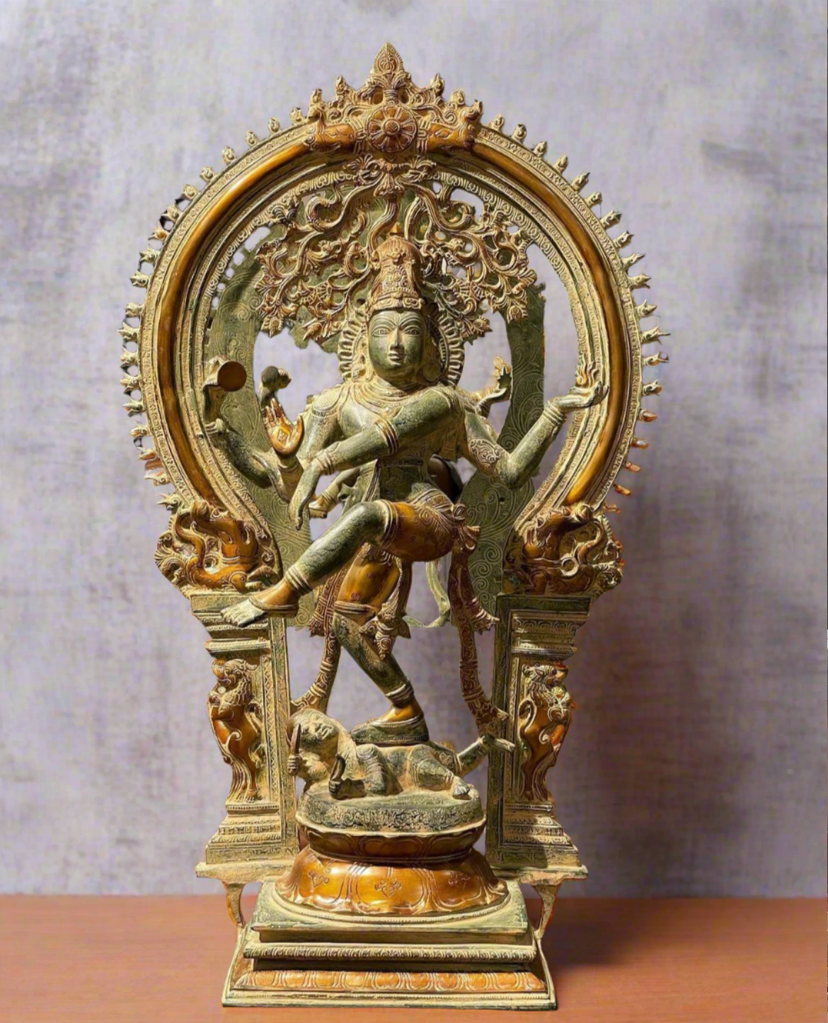 Brass Lord Shiva Dancing Statue