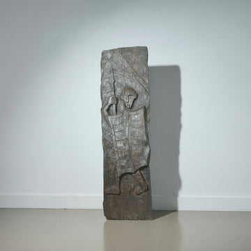 Naga Tribal Teak Panel - TesuWooden panel