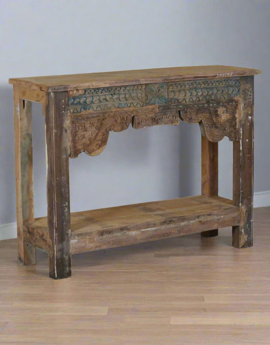 Natural Brown Console Table - TESU