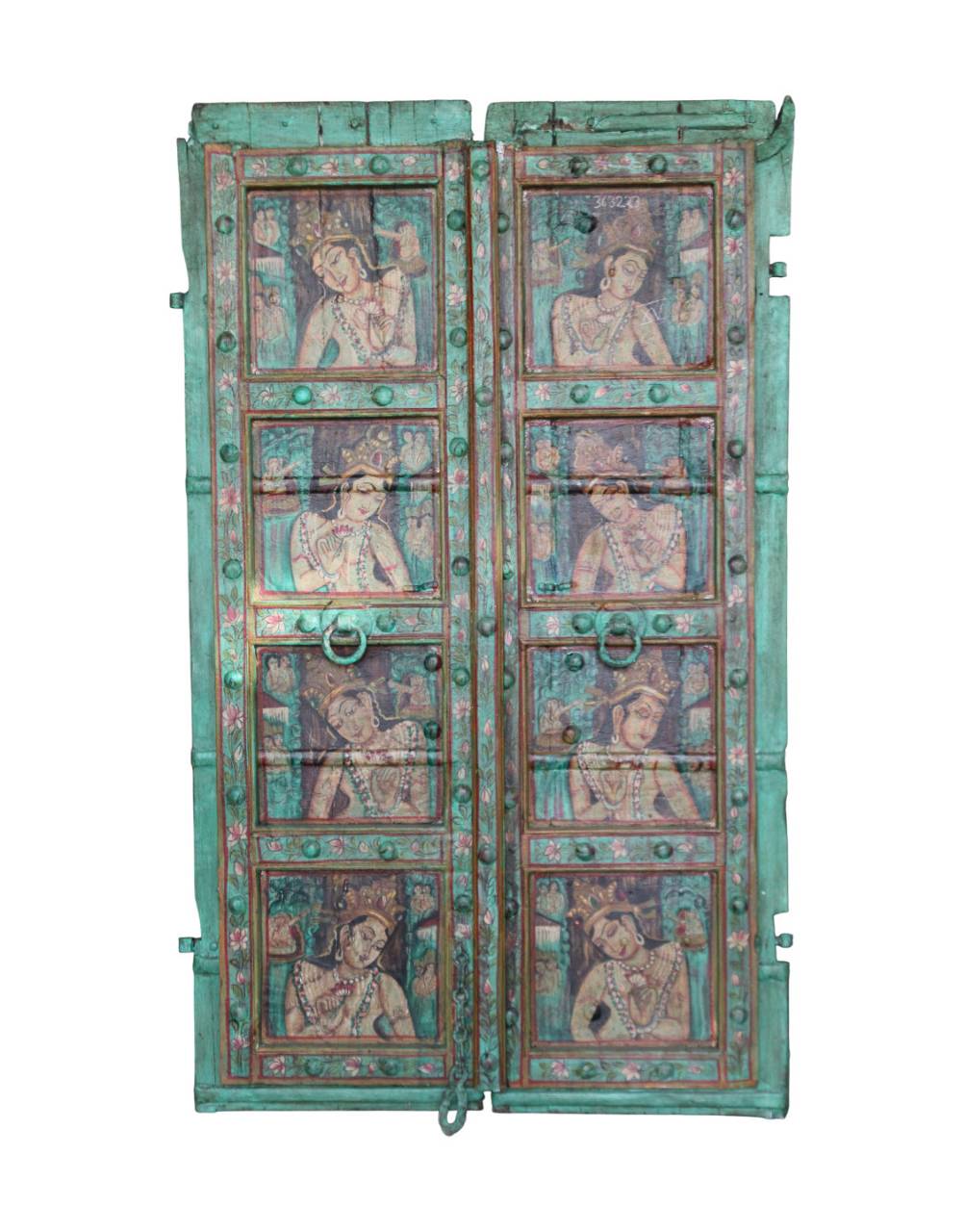 Bring the timeless beauty of India's artistic heritage into your home with the Neelika Heritage Door Panel.