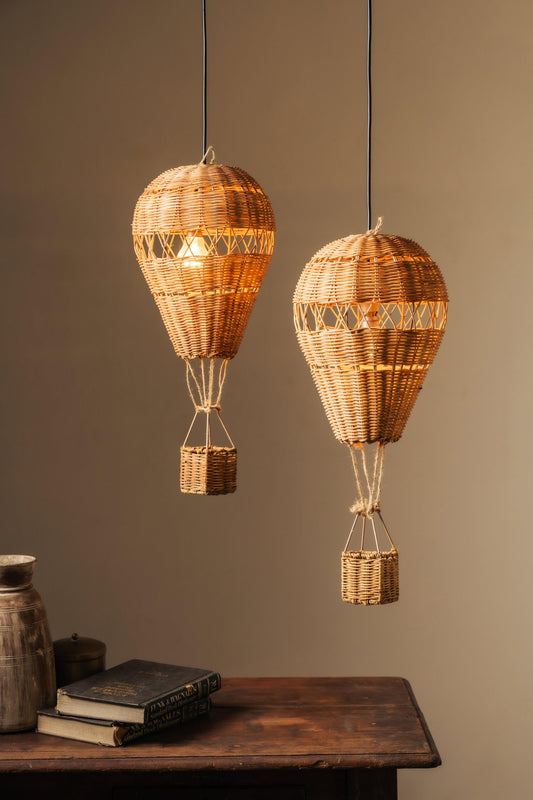 Parachute Rattan Hanging Decor - Set of 1 - TESU