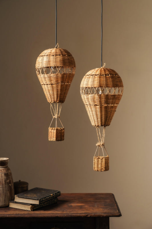 Parachute Rattan Hanging Decor - Set of 1 - TESU