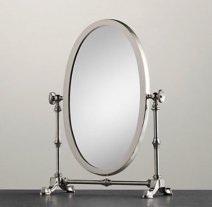 Oval Pedestal Mirror - TESU