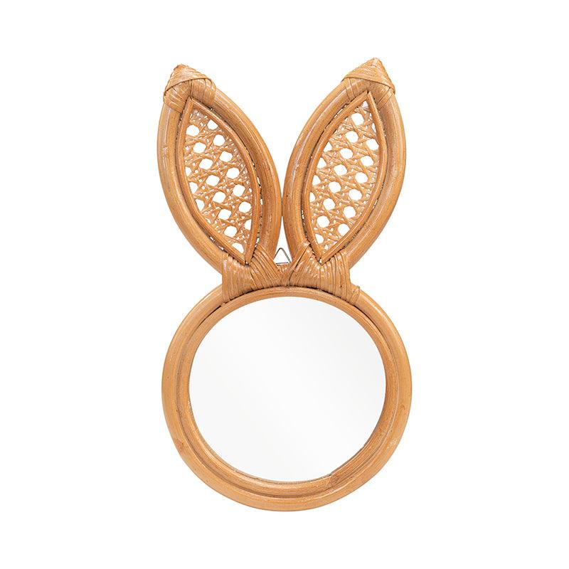 Rabbit Rattan Mirror - TESU