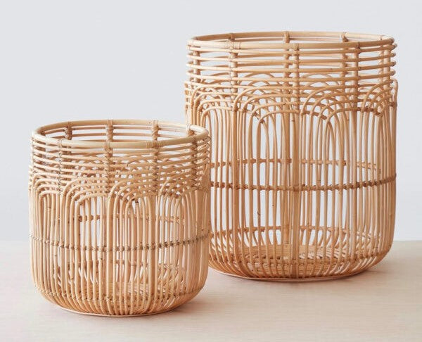 Rattan Storage Planter Basket,Enhance your Dream Home with our curated selection of premium Home Décor items. Introducing a beautiful Rattan Laundry Basket. Carefully handcrafted with rattan. These chic basket come with a wide range of utility and can be used as a decor piece, or for organizing. These Baskets are lightweight, sturdy and easy to carry. These earthy tones basket are the perfect for any storing utility. tesu