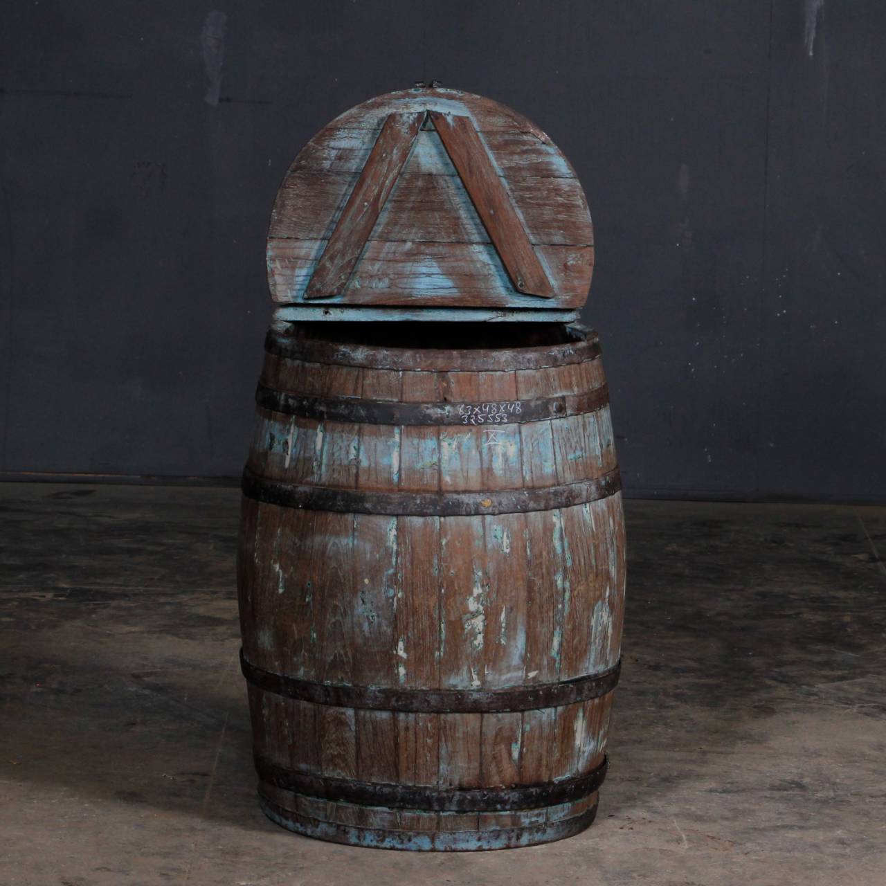 A fusion of history and sustainability, Repurposed Relic is a masterfully crafted barrel that brings rustic charm and eco-conscious design into any space. 