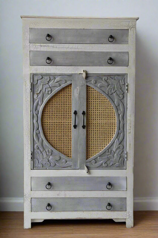 Bring timeless elegance to your space with the Rustic Charm Console,