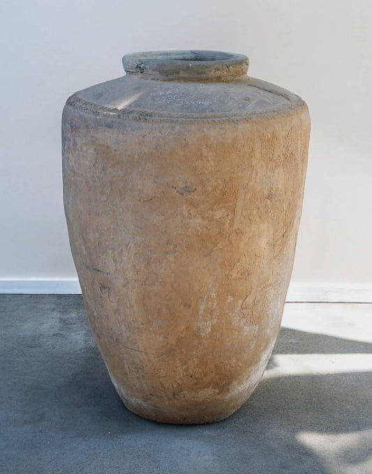 Rustic clay matka with traditional handcrafted earthen finish, ideal for natural water cooling, kitchen décor, and authentic Indian home styling.