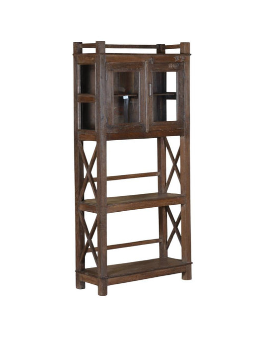 A rustic glass storage rack is a stylish and functional piece of furniture that blends the warmth and charm of rustic design with the practicality of glass storage. 