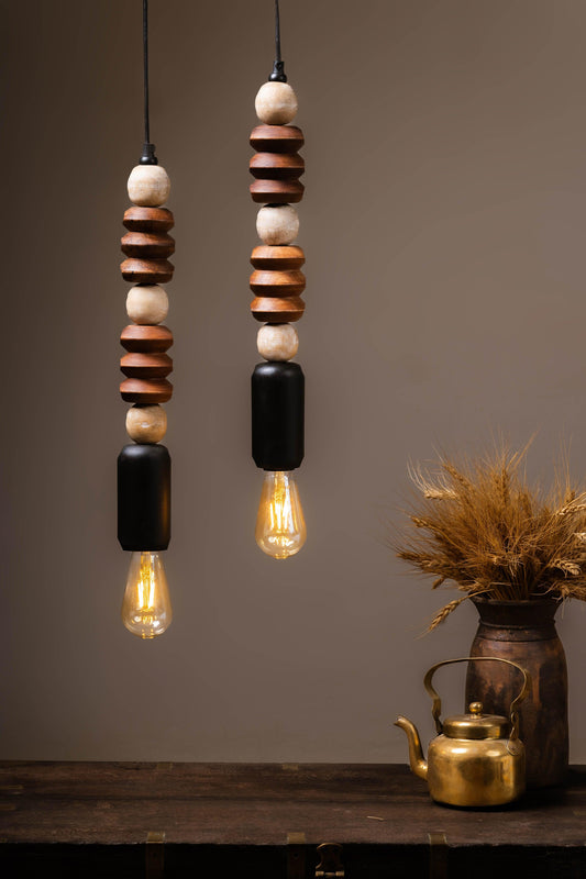 Rustic Glow Pendant Light - Set of 2 - TESU