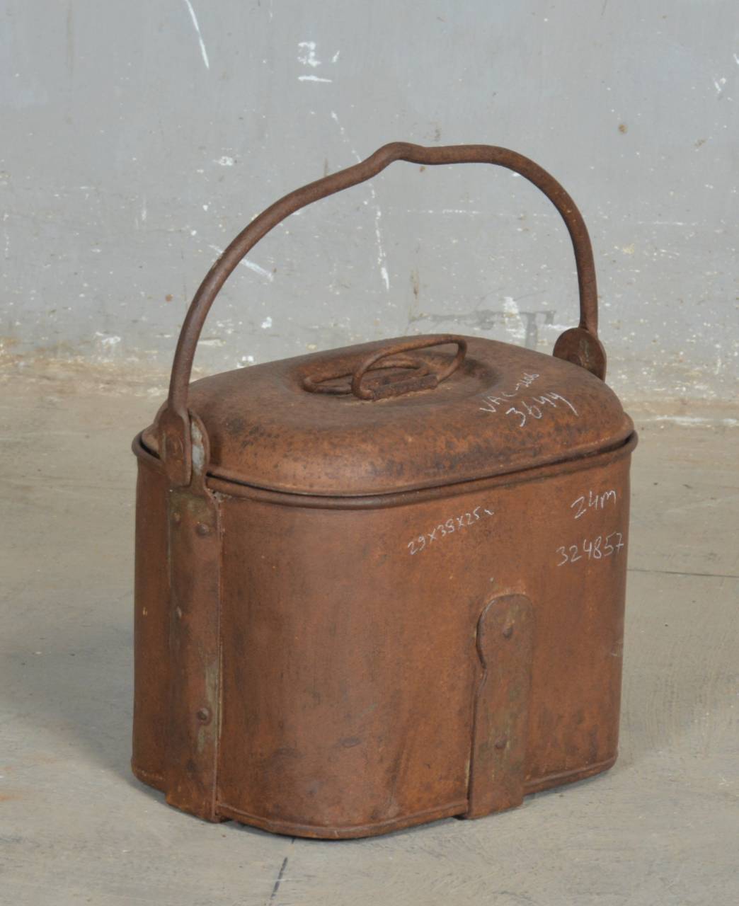 Discover the charm of our&nbsp;Rustic Iron Carry Box – a vintage-inspired metal storage container with a weathered finish. Perfect for farmhouse decor, industrial-themed spaces, or as a unique collectible. 