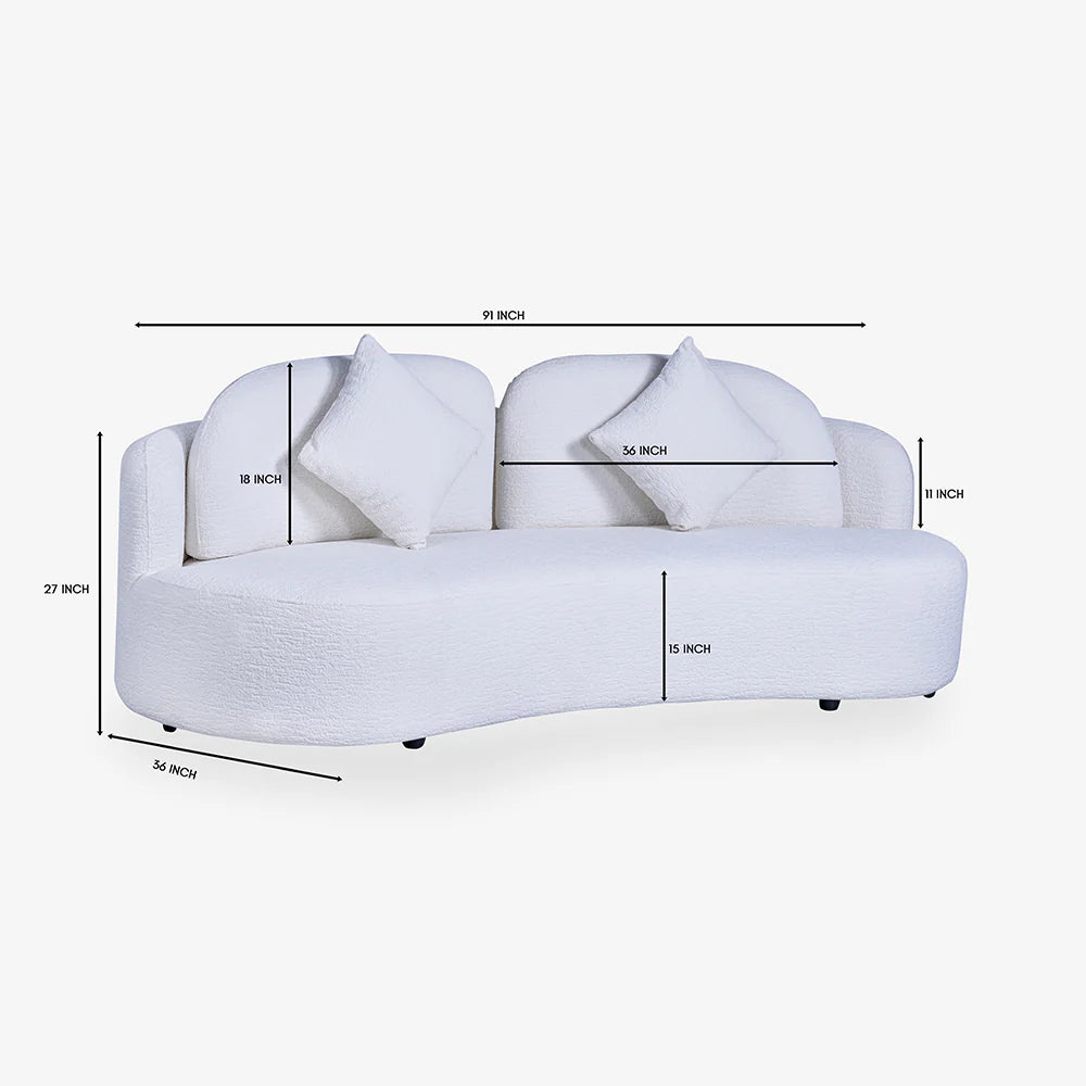 Elevate your living space with the serene elegance of our Serene White Sofa. Designed to offer ultimate comfort and a minimalist aesthetic, this sofa is a perfect choice for those who appreciate a blend of modern sophistication and effortless style