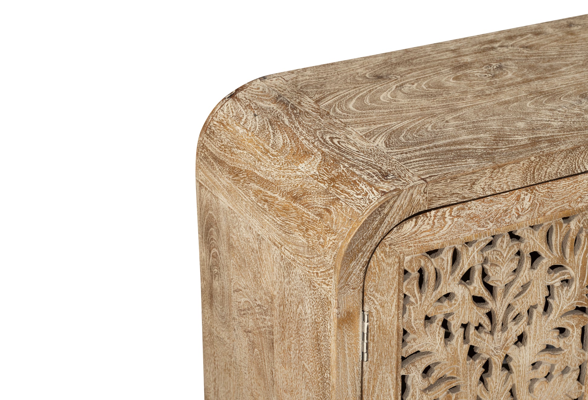  Its gently rounded edges and elevated legs provide a modern touch, while the spacious interior offers practical storage for any room.