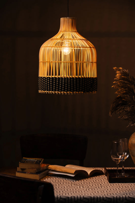 Rattan Umbrella Shaped Lampshade - TESU