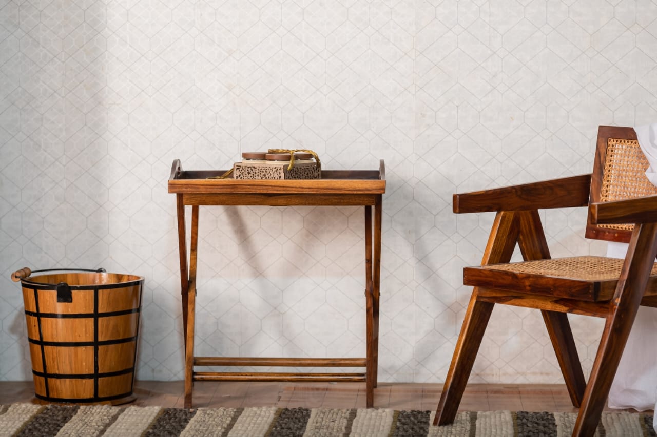 Featuring a rich wooden finish, intricate detailing, and a timeless design, this versatile serving tray is perfect for entertaining guests,decor , or adding a rustic charm to your home.