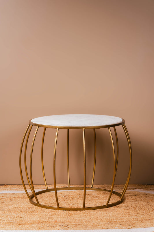 The Luxe Marble Accent Table