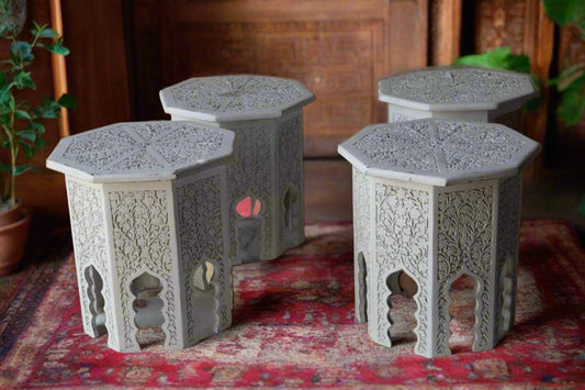The Maharaja Octagon Stool - TESU