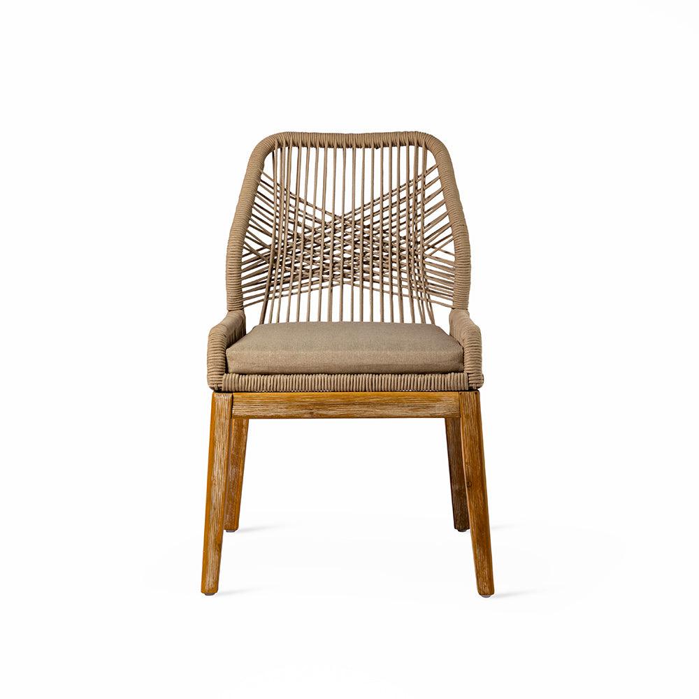 The Woven Elegance Chair for home decor typically embodies the peaceful, serene essence of nature, bringing elements of the outdoors into the indoor space. It's a design that not only serves as functional seating but also as a statement piece that promotes relaxation and harmony. 