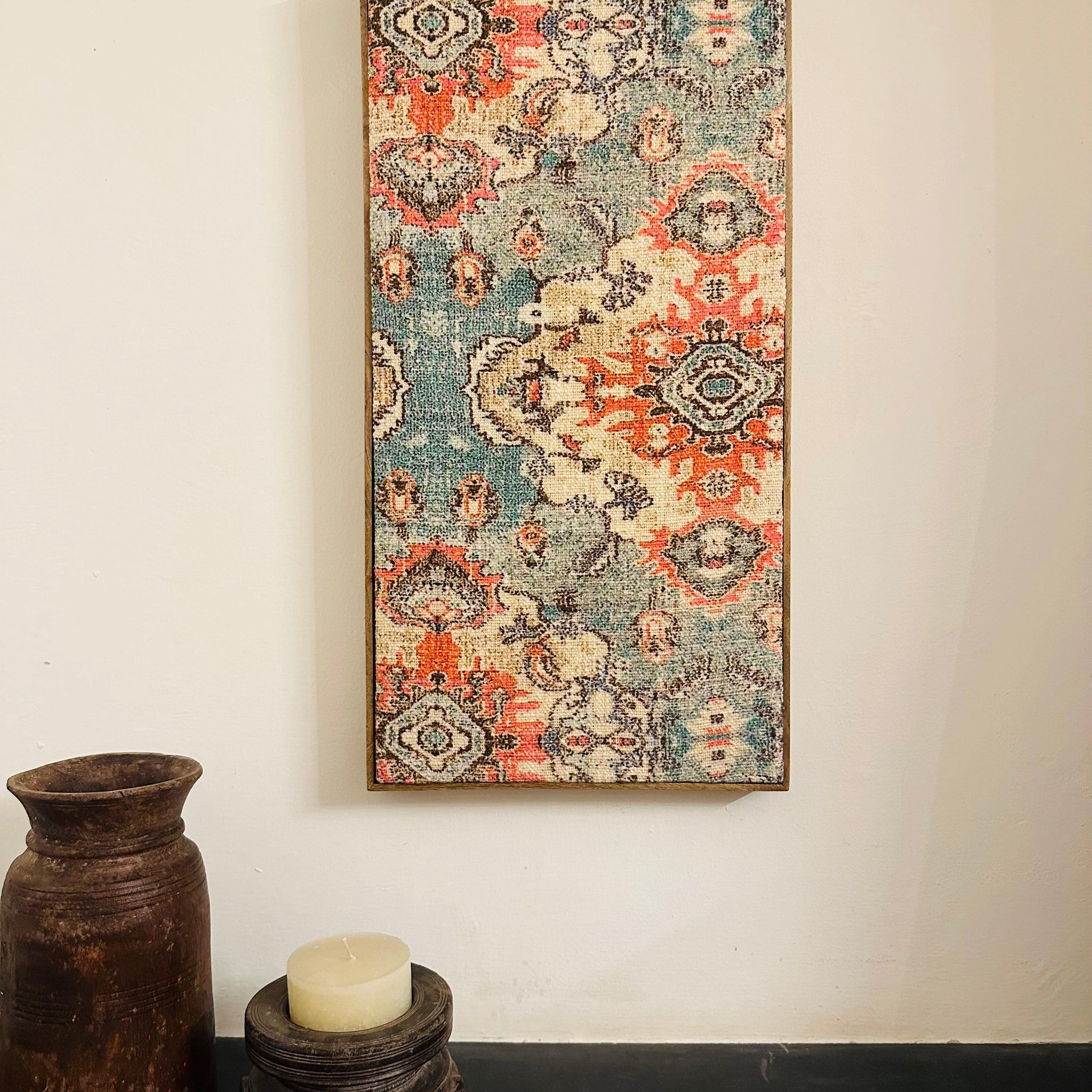 Threaded Treasures Wood and Fabric Wall Decor - Big - TESU