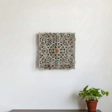 The Timeless Lotus wall panel is a magnificent representation of heritage craftsmanship, 