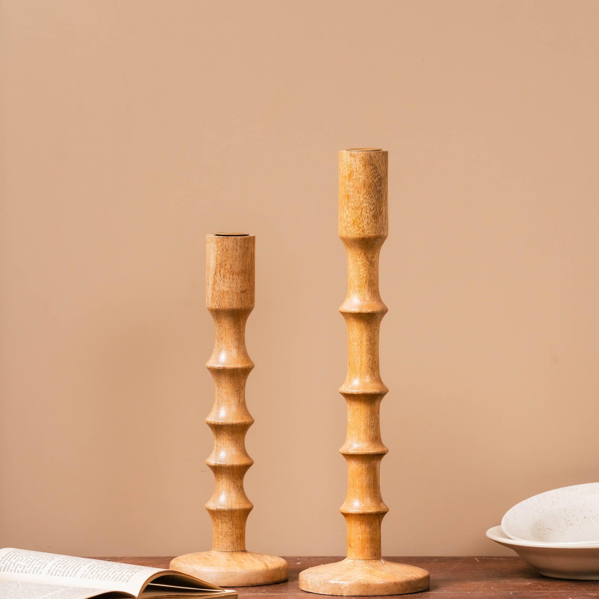 Earthy Essance Candle Holder -Set of 2 - TESU