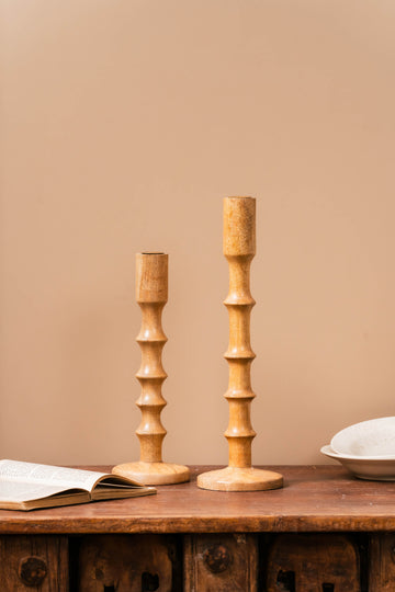 Earthy Essance Candle Holder -Set of 2