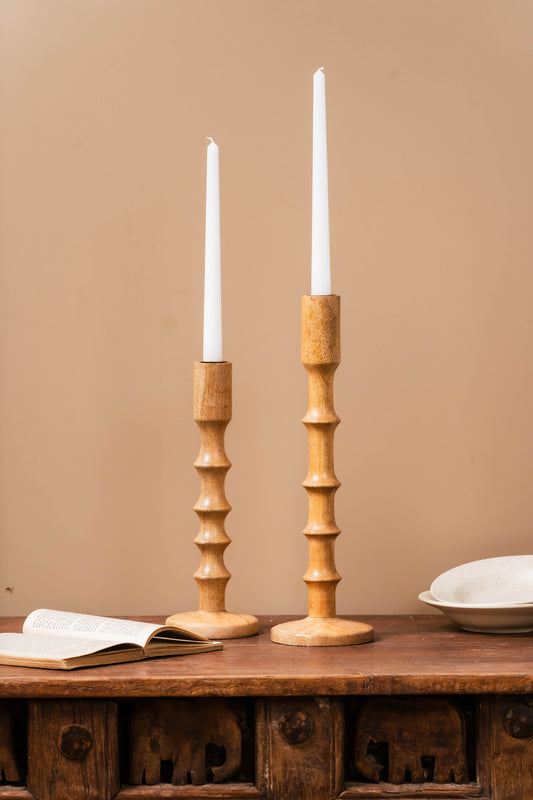 Earthy Essance Candle Holder -Set of 2