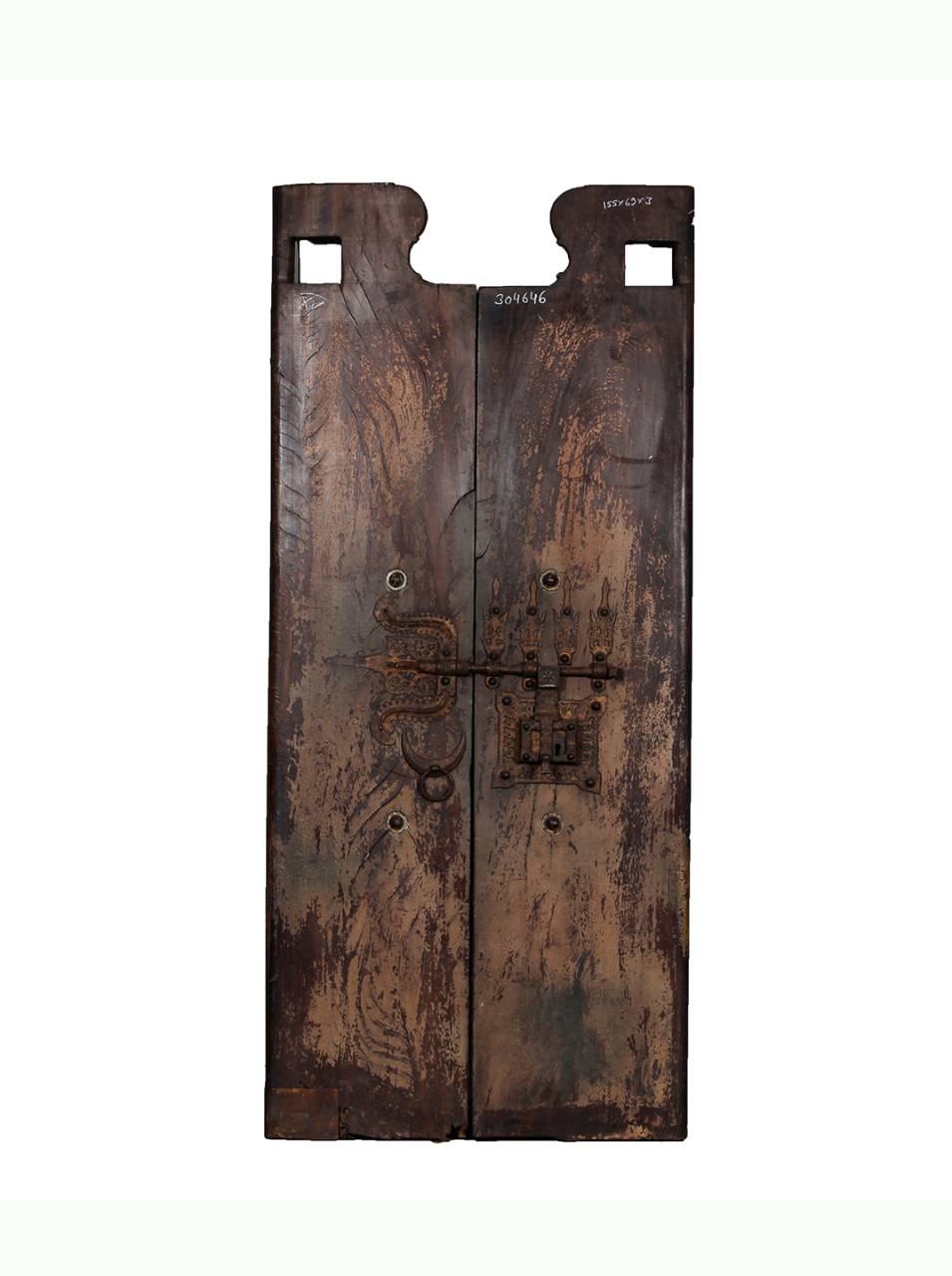 Iron Work Wooden Door Panel - TESU