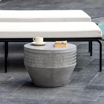 Urban Charm Concrete Side Table