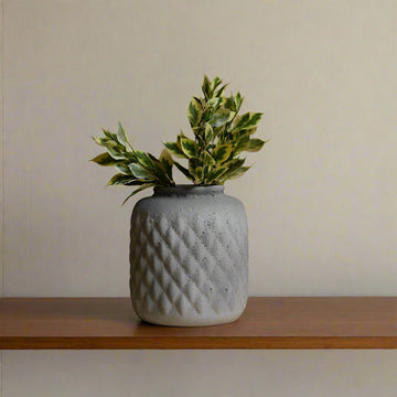 The Velda Ceramic Vase draws its name from nature — Velda, meaning "from the forest", perfectly captures its grounded elegance and organic appeal. 