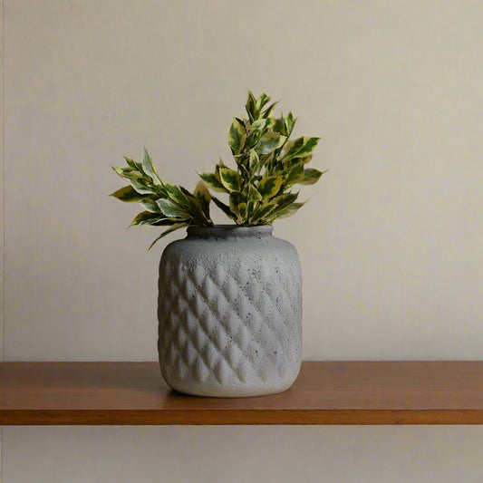The Velda Ceramic Vase draws its name from nature — Velda, meaning "from the forest", perfectly captures its grounded elegance and organic appeal. 