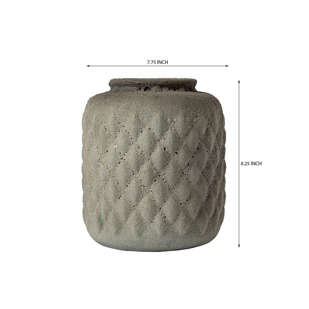 Whether used to display foliage or as a sculptural accent on consoles, sideboards, or tabletops, Velda adds a serene and tactile charm to any space.