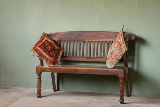Enhance your home with the Vintage Charm Sheesham Bench, a perfect blend of timeless elegance and durability. Crafted from premium Sheesham wood,