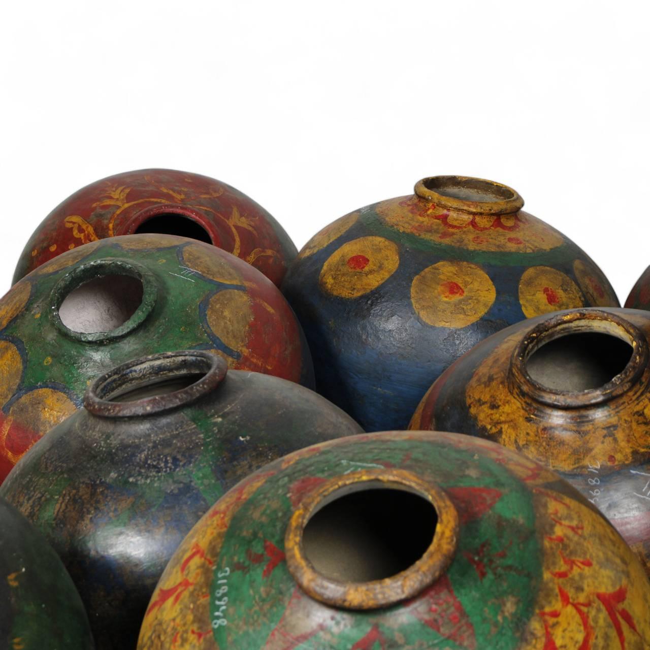 Antique Clay Pot - Multicolor - TESU