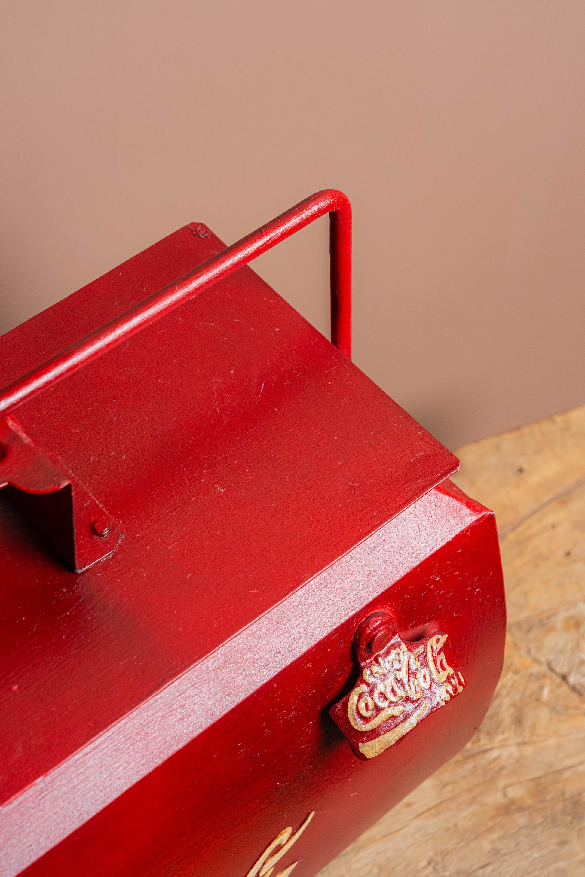 The sturdy design makes it ideal for use as a decorative storage box, a statement home decor piece, or even a unique addition to a retro-themed space.&nbsp;