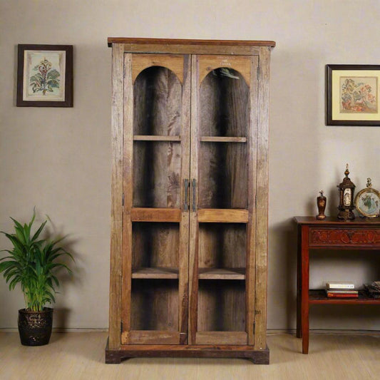 Vintage Fusion Glass Almirah - TESU