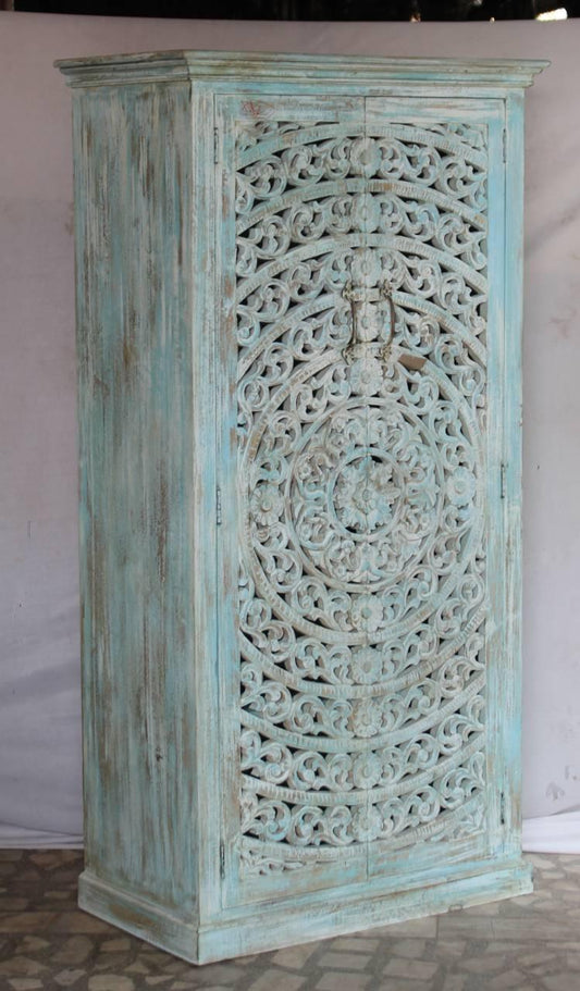 Vintage Turquoise Treasure Almirah - TESU