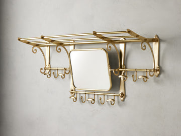 Wall Mount Rack Mirror
Brass Wall Mirror
Golden Wall Mirror
Luxurious Wall Mirror
Functional Storage Rack Mirror
Elegant Wall-Mounted Mirror
Sophisticated Mirror Rack
Exclusive Wall Mirror Design
Stylish Wall Mirror Storage
High-End Wall Mount Mirror, tesu 