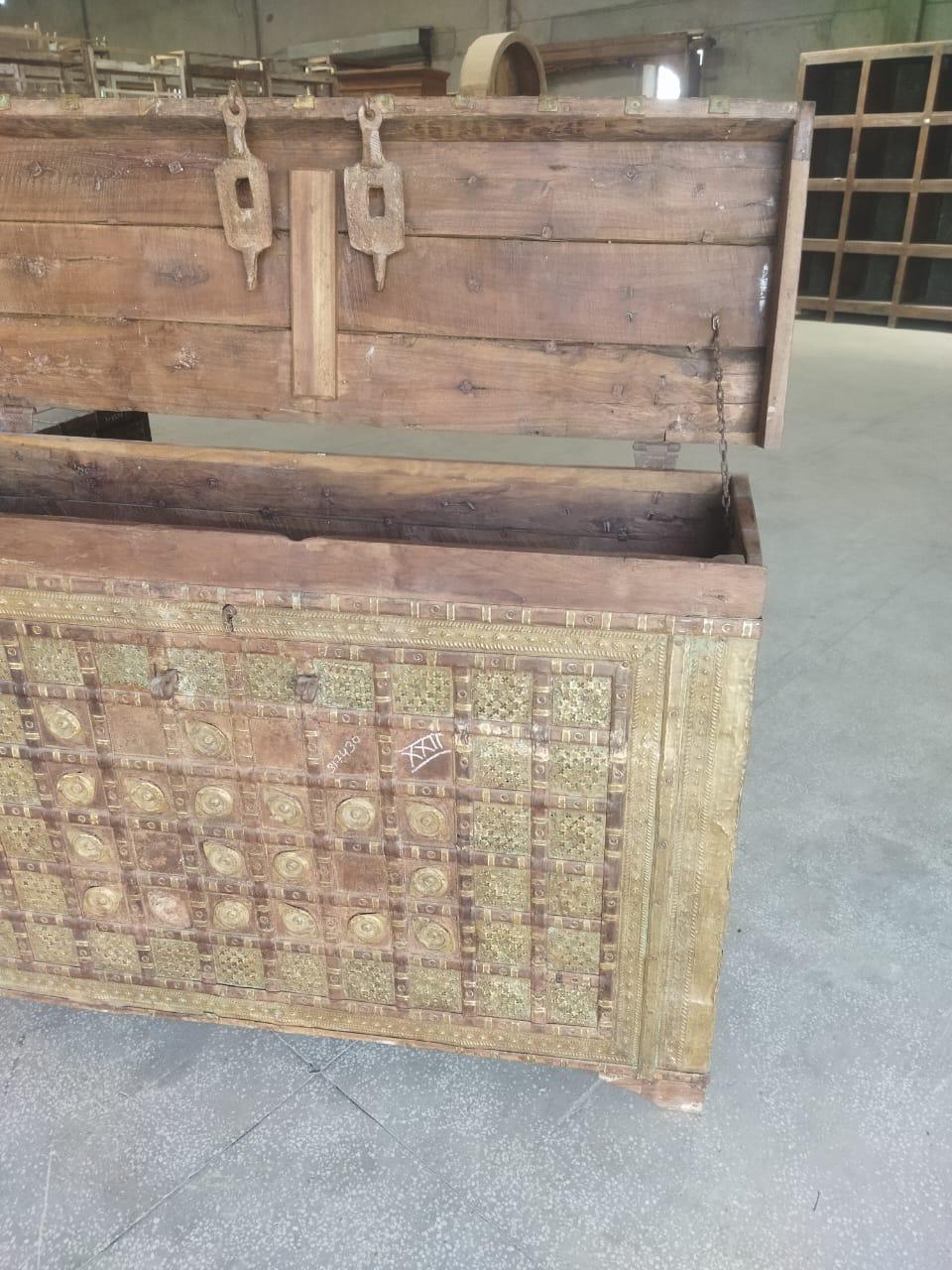 Wooden Iron Console Box - TESU