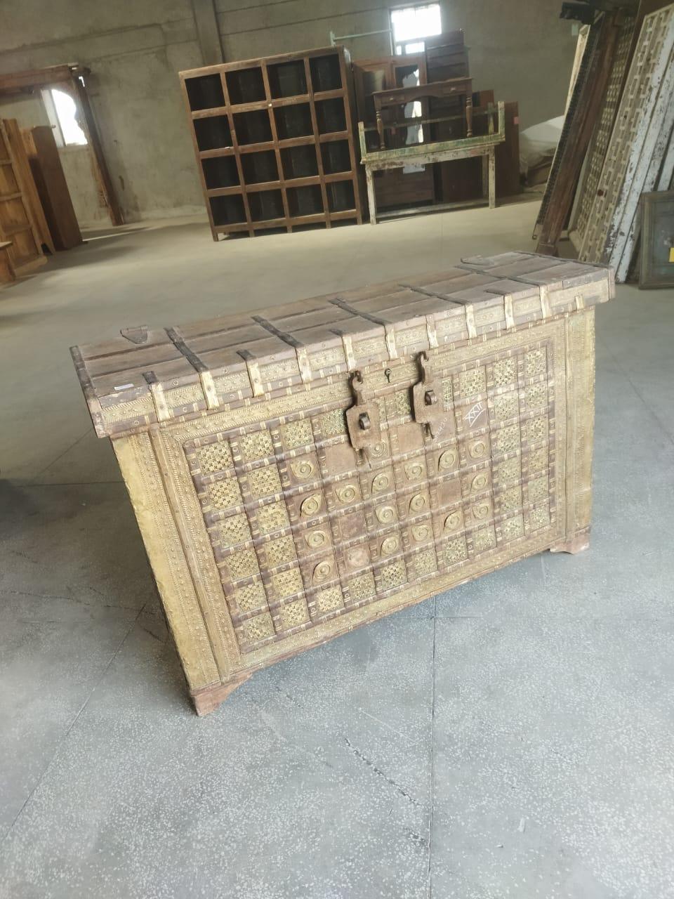 Wooden Iron Console Box - TESU