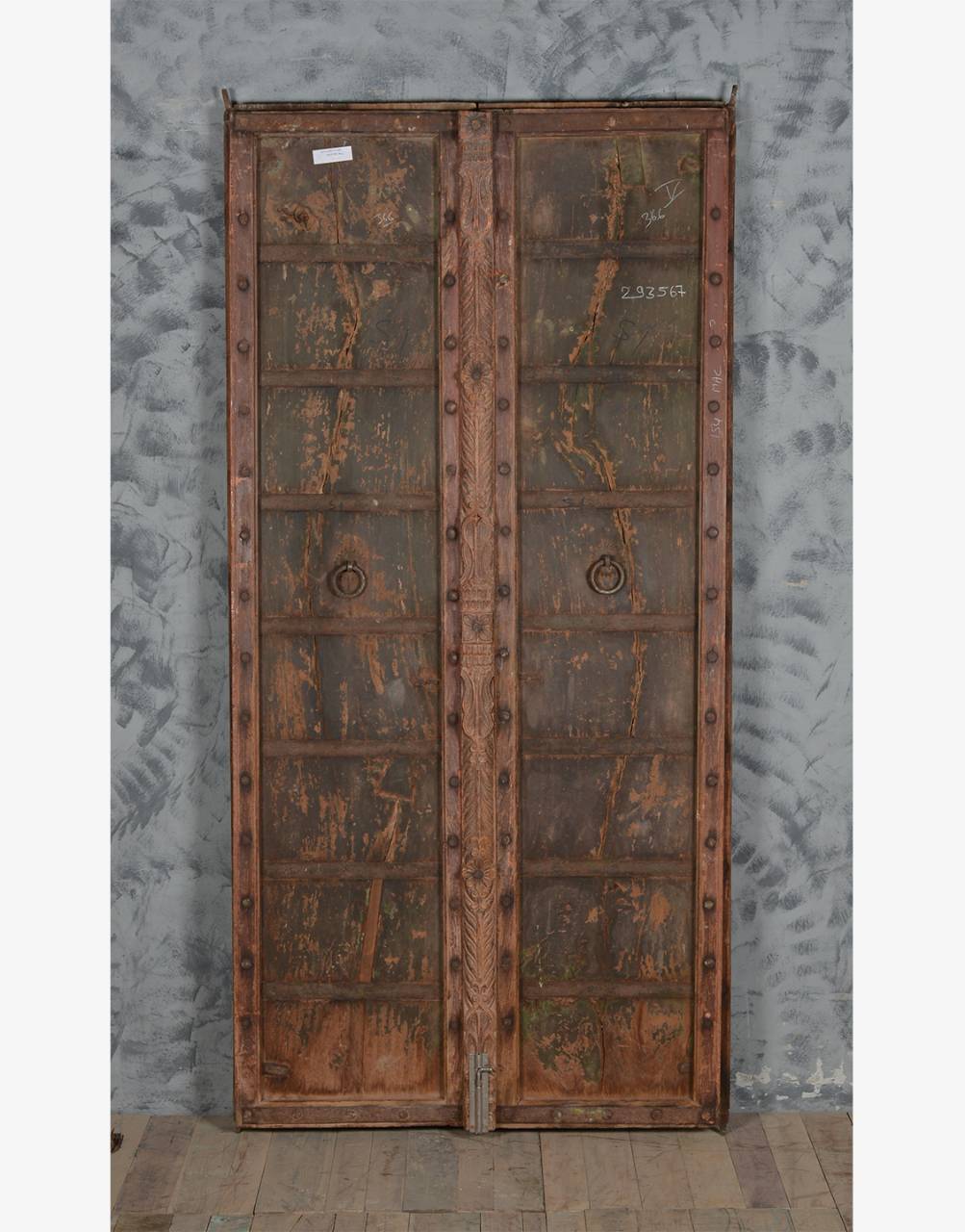 Elevate your home decor with our Wooden Door Panel featuring exquisite iron work and crafted from premium Teak Wood. 