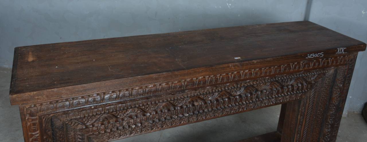 Hand Carved Wooden Table - TESU