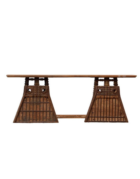 Wooden Cart Console Table - TESU