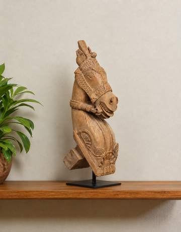 Bring timeless charm to your space with this beautifully handcrafted Wooden Horse Charm. 