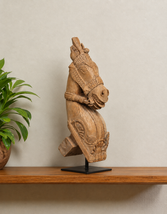 Bring timeless charm to your space with this beautifully handcrafted Wooden Horse Charm. 