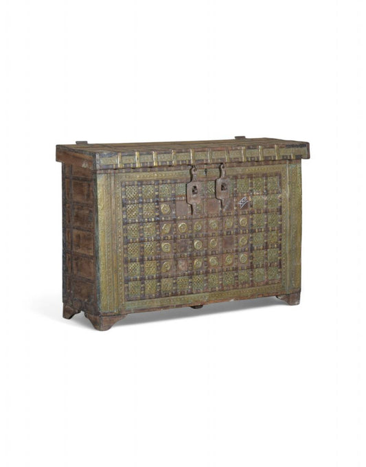 Wooden Iron Console Box - TESU